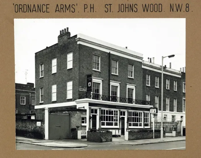 Framed Print : Photograph of Ordnance Arms, St Johns Wood, London Framed Print : Photograph of Ordnance Arms, St Johns Wood, London