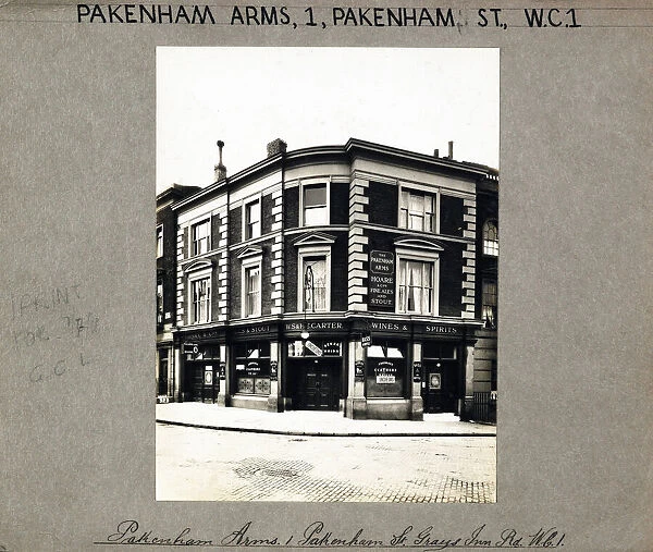 Photograph of Pakenham Arms, Kings Cross, London