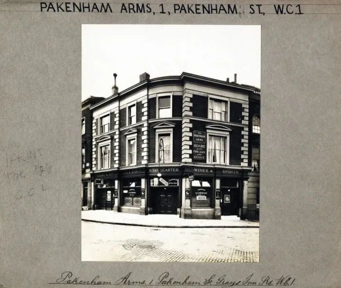 Framed Print : Photograph of Pakenham Arms, Kings Cross, London Framed Print : Photograph of Pakenham Arms, Kings Cross, London