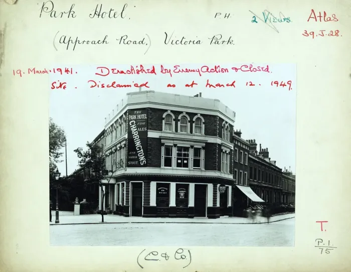 Framed Print : Photograph of Park Hotel, Victoria Park, London Framed Print : Photograph of Park Hotel, Victoria Park, London
