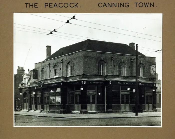 Framed Print : Photograph of Peacock PH, Canning Town, London Framed Print : Photograph of Peacock PH, Canning Town, London