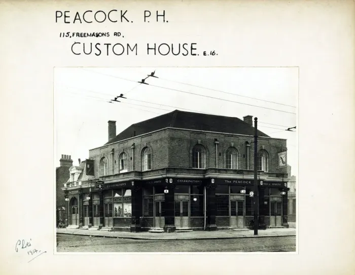 Framed Print : Photograph of Peacock PH, Canning Town, London Framed Print : Photograph of Peacock PH, Canning Town, London