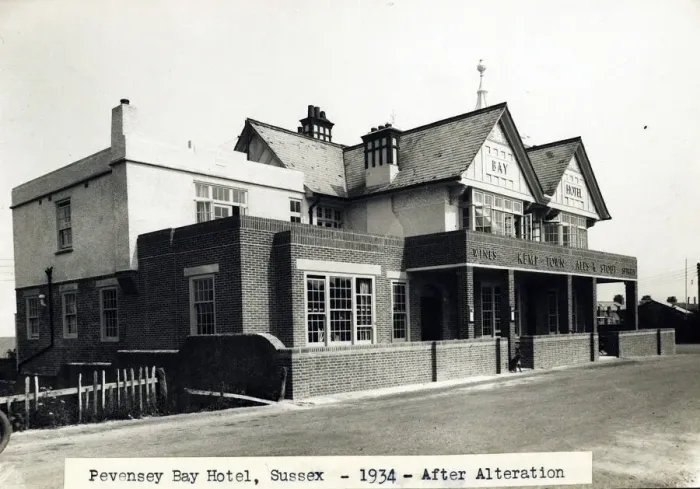 Framed Print : Photograph of Pevensey Bay Hotel, Pevensey (New), Sussex Framed Print : Photograph of Pevensey Bay Hotel, Pevensey (New), Sussex