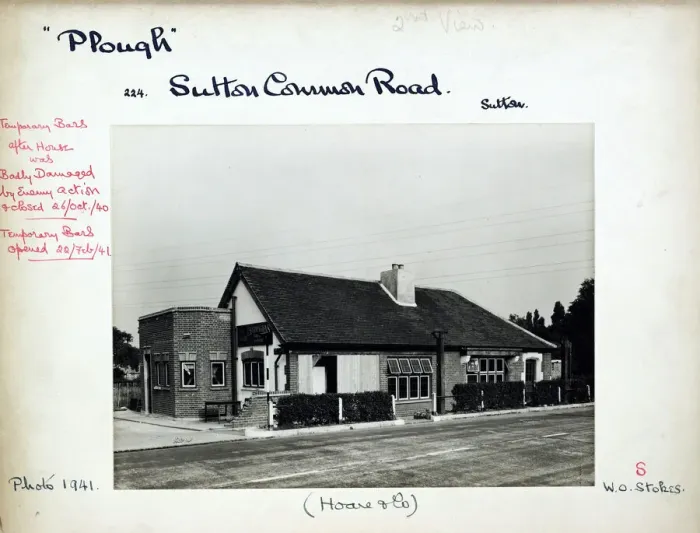 Framed Print : Photograph of Plough PH, Sutton (Temp), Surrey Framed Print : Photograph of Plough PH, Sutton (Temp), Surrey