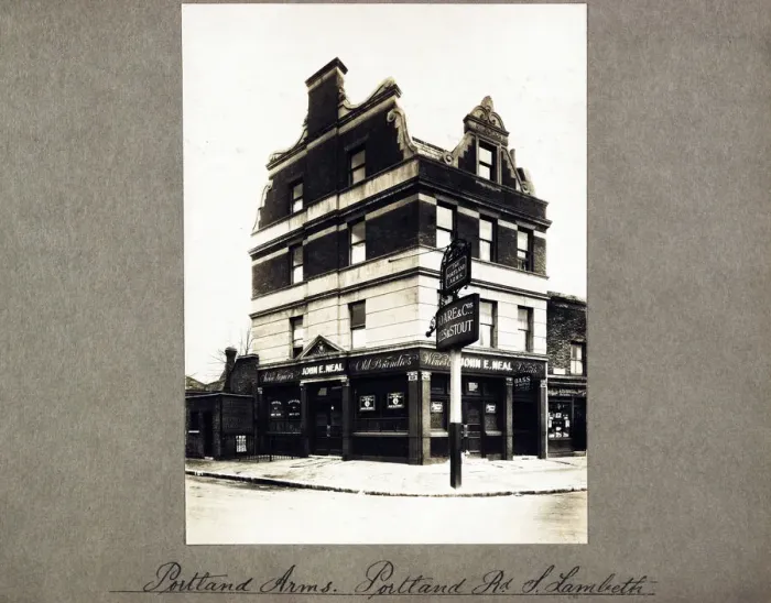 Framed Print : Photograph of Portland Arms, Lambeth, London Framed Print : Photograph of Portland Arms, Lambeth, London