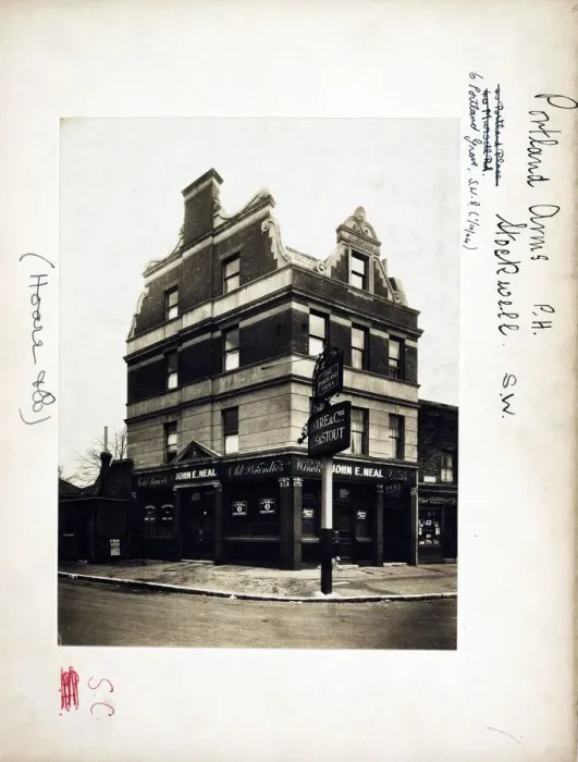 Framed Print : Photograph of Portland Arms, Lambeth, London Framed Print : Photograph of Portland Arms, Lambeth, London