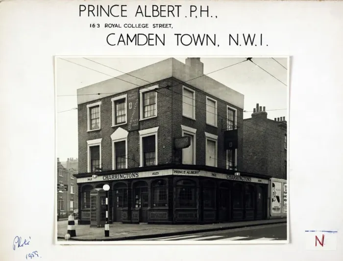 Framed Print : Photograph of Prince Albert PH, Camden Town, London Framed Print : Photograph of Prince Albert PH, Camden Town, London
