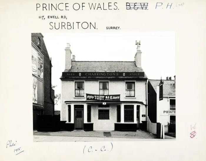 Framed Print : Photograph of Prince Of Wales PH, Surbiton, Surrey Framed Print : Photograph of Prince Of Wales PH, Surbiton, Surrey