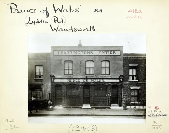 Framed Print : Photograph of Prince Of Wales PH, Wandsworth, London