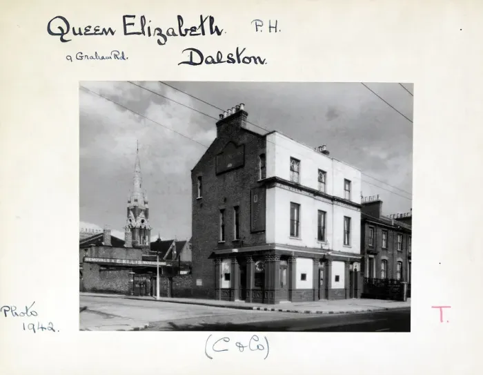 Framed Print : Photograph of Queen Elizabeth PH, Dalston, London Framed Print : Photograph of Queen Elizabeth PH, Dalston, London