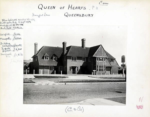 Photograph of Queen Of Hearts PH, Queensbury, Greater London