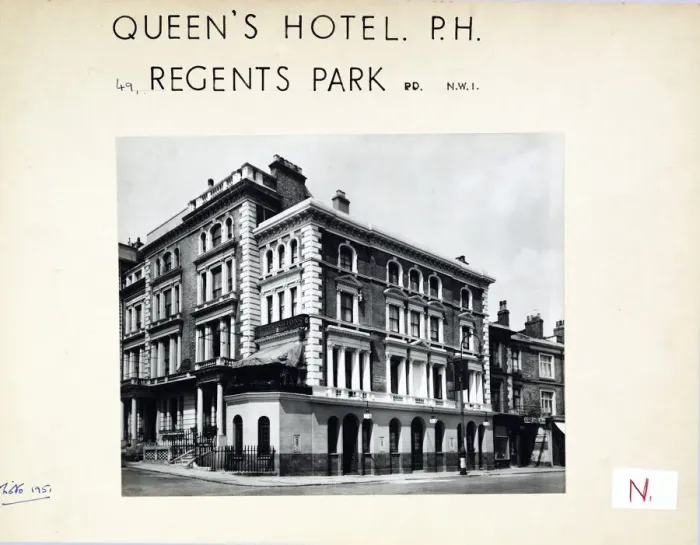 Framed Print : Photograph of Queens Hotel, Regents Park, London Framed Print : Photograph of Queens Hotel, Regents Park, London