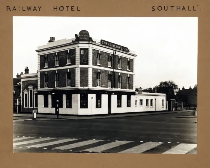 Framed Print : Photograph of Railway Hotel, Southall, Greater London Framed Print : Photograph of Railway Hotel, Southall, Greater London