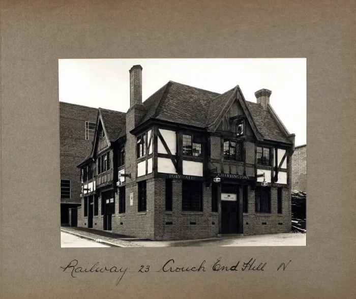 Framed Print : Photograph of Railway Tavern, Crouch End, London