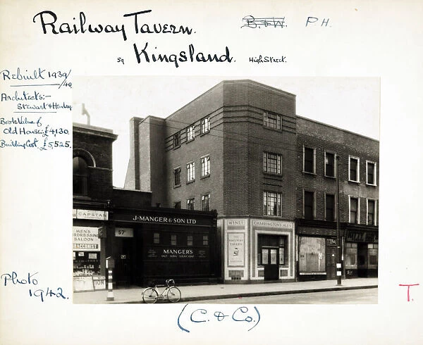 Photograph of Railway Tavern, Kingsland, London