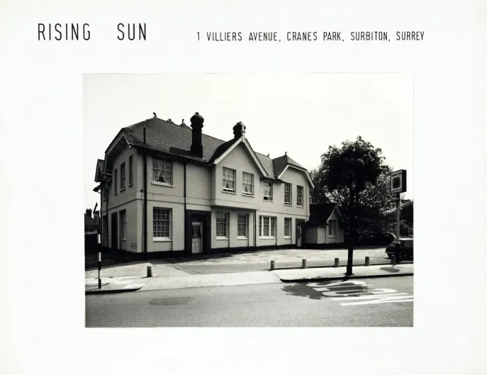 Framed Print : Photograph of Rising Sun PH, Surbiton, Surrey Framed Print : Photograph of Rising Sun PH, Surbiton, Surrey