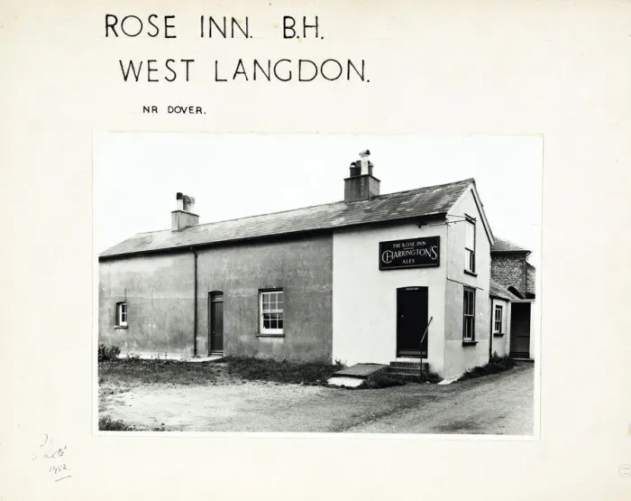 Framed Print : Photograph of Rose Inn, West Langdon, Kent Framed Print : Photograph of Rose Inn, West Langdon, Kent