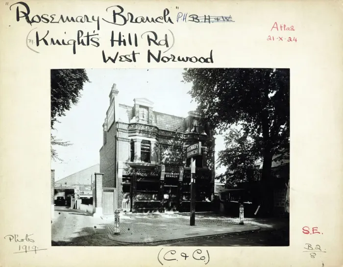 Framed Print : Photograph of Rosemary Branch PH, West Norwood, London Framed Print : Photograph of Rosemary Branch PH, West Norwood, London