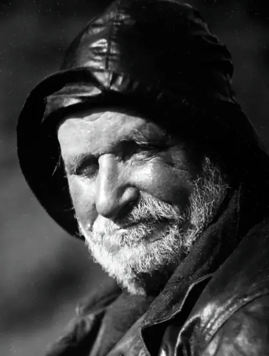 Framed Print : A photograph by Sam Thompson of a Lunesdale fisherman Framed Print : A photograph by Sam Thompson of a Lunesdale fisherman