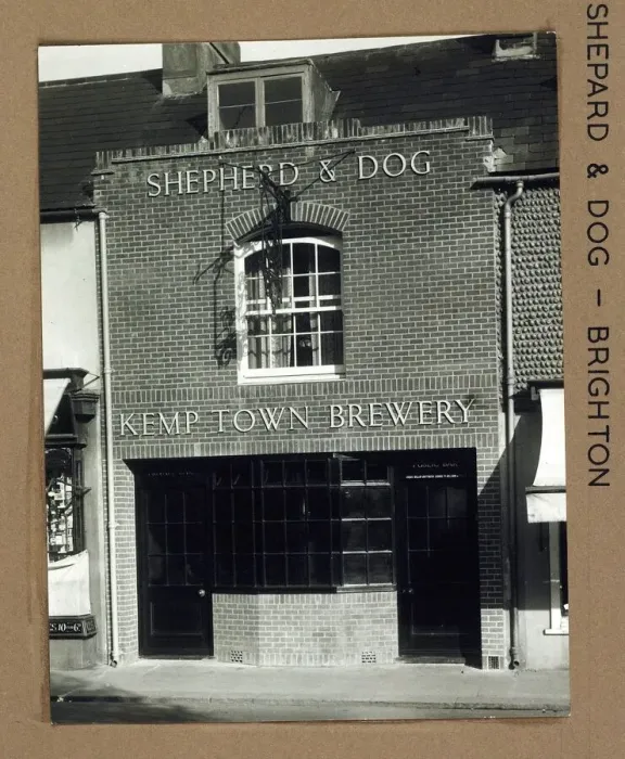 Framed Print : Photograph of Shepherd & Dog PH, Brighton, Sussex Framed Print : Photograph of Shepherd & Dog PH, Brighton, Sussex
