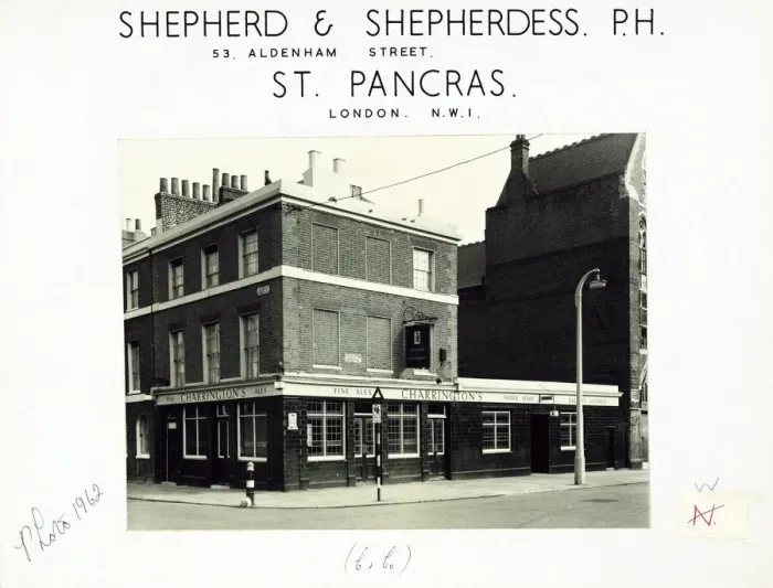 Framed Print : Photograph of Shepherd & Shepherdess PH, St Pancras, London Framed Print : Photograph of Shepherd & Shepherdess PH, St Pancras, London