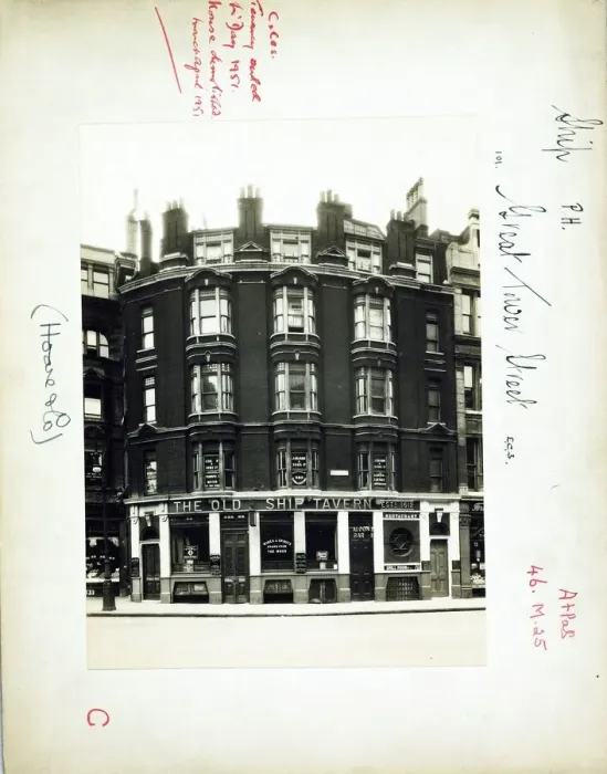 Framed Print : Photograph of Ship PH, Great Tower Street, London Framed Print : Photograph of Ship PH, Great Tower Street, London