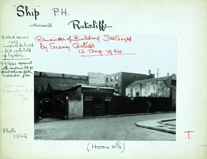 Framed Print : Photograph of Ship PH, Limehouse, London