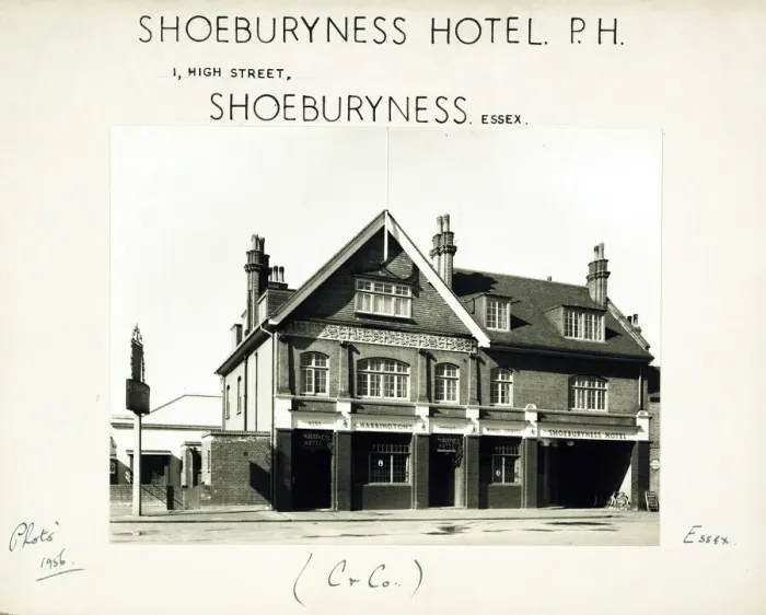 Framed Print : Photograph of Shoeburyness Hotel, Shoeburyness, Essex Framed Print : Photograph of Shoeburyness Hotel, Shoeburyness, Essex