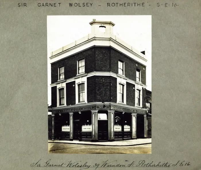 Framed Print : Photograph of Sir Garnet Wolsey PH, Rotherhithe, London