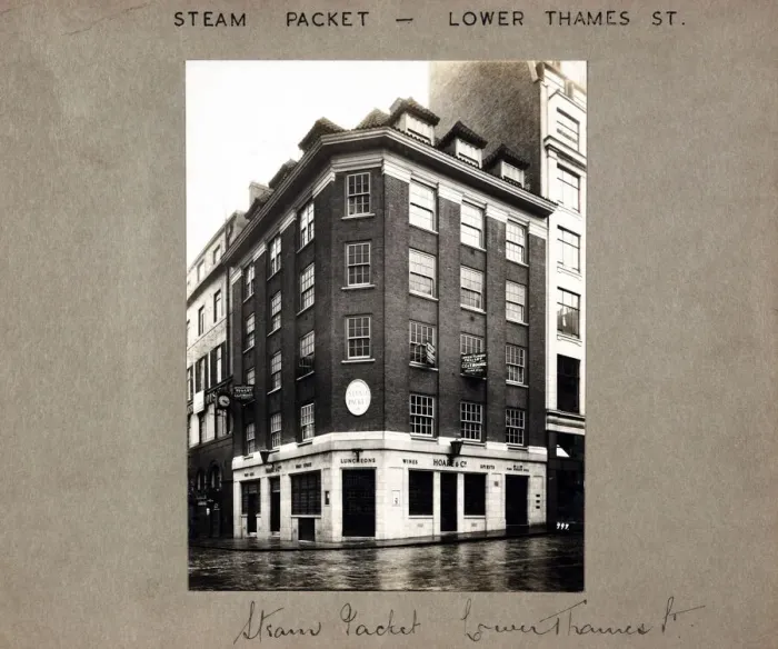 Framed Print : Photograph of Steam Packet PH, St Magnes Martyr, London Framed Print : Photograph of Steam Packet PH, St Magnes Martyr, London