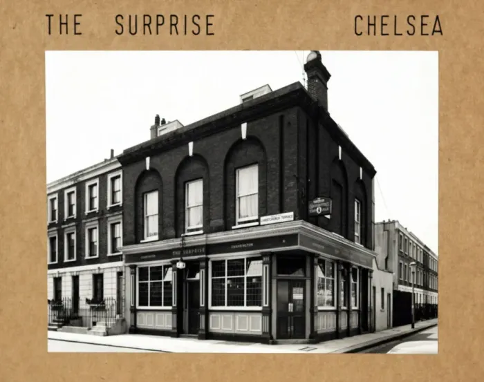 Framed Print : Photograph of Surprise PH, Chelsea, London Framed Print : Photograph of Surprise PH, Chelsea, London