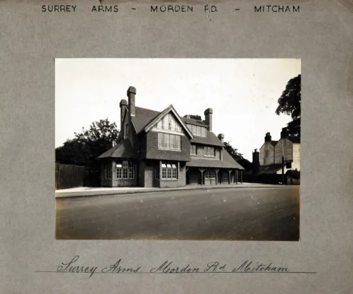 Framed Print : Photograph of Surrey Arms, Mitcham, Greater London Framed Print : Photograph of Surrey Arms, Mitcham, Greater London
