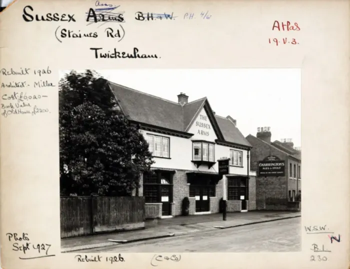 Framed Print : Photograph of Sussex Arms, Twickenham (New), Greater London Framed Print : Photograph of Sussex Arms, Twickenham (New), Greater London