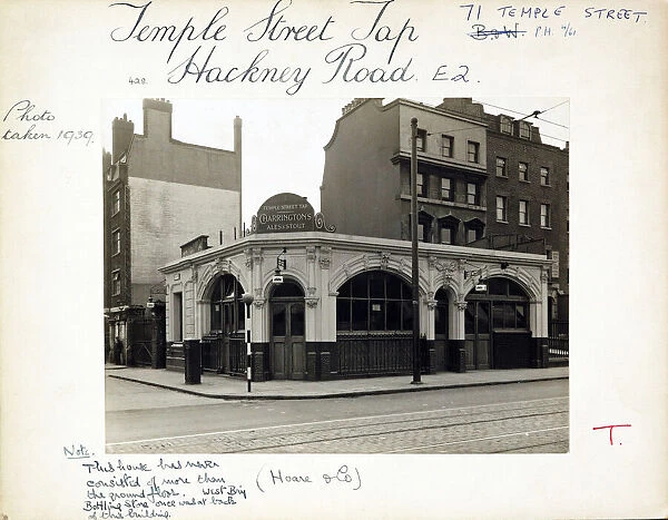 Photograph of Temple Street Tap PH, Hackney, London