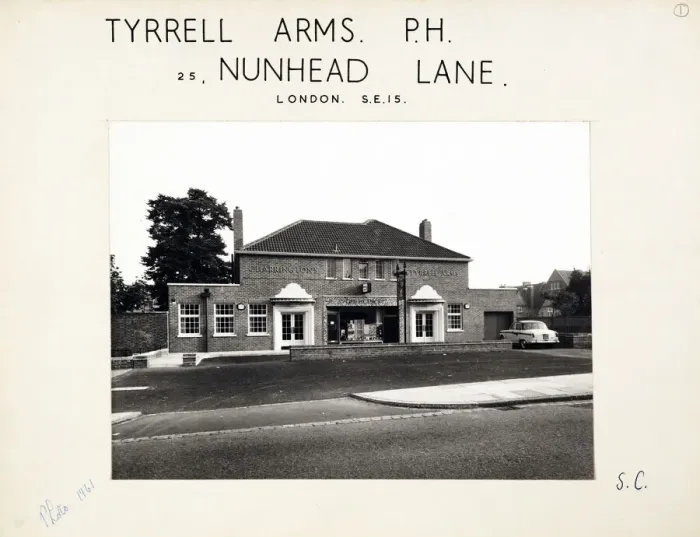 Framed Print : Photograph of Tyrell Arms, Nunhead (New), London Framed Print : Photograph of Tyrell Arms, Nunhead (New), London
