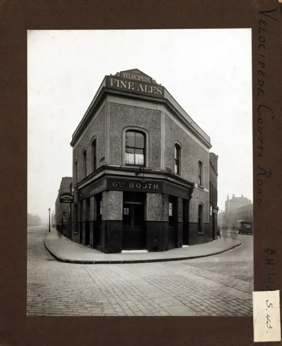 Framed Print : Photograph of Velocipede PH, Mile End, London Framed Print : Photograph of Velocipede PH, Mile End, London