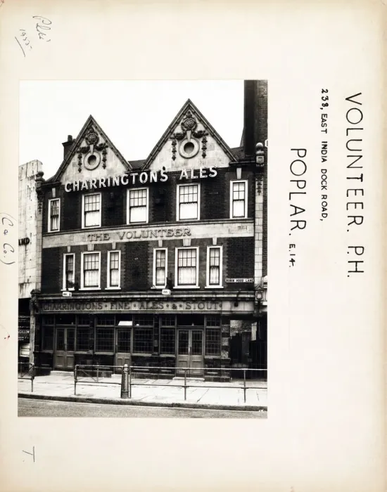 Framed Print : Photograph of Volunteer PH, Poplar, London Framed Print : Photograph of Volunteer PH, Poplar, London