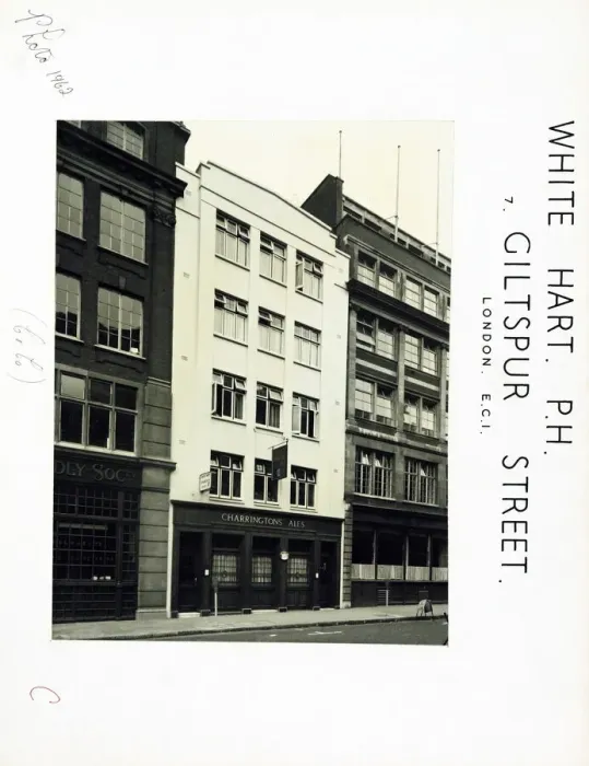 Framed Print : Photograph of White Hart PH, City, London Framed Print : Photograph of White Hart PH, City, London