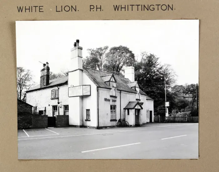Framed Print : Photograph of White Lion PH, Whittington, Shropshire Framed Print : Photograph of White Lion PH, Whittington, Shropshire