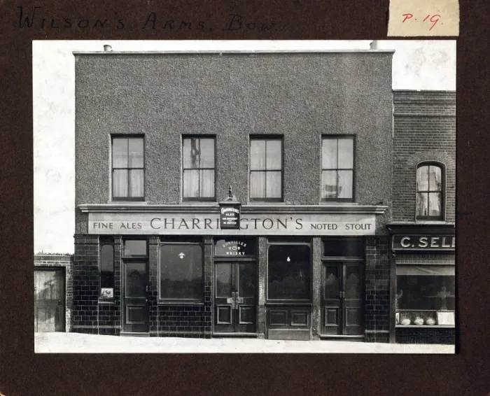 Framed Print : Photograph of Wilsons Arms, Bow, London Framed Print : Photograph of Wilsons Arms, Bow, London