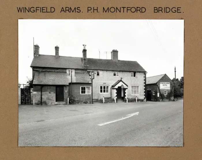 Framed Print : Photograph of Wingfield Arms, Montford Bridge, Shropshire Framed Print : Photograph of Wingfield Arms, Montford Bridge, Shropshire