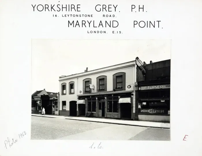 Framed Print : Photograph of Yorkshire Grey PH, Maryland Point, London Framed Print : Photograph of Yorkshire Grey PH, Maryland Point, London