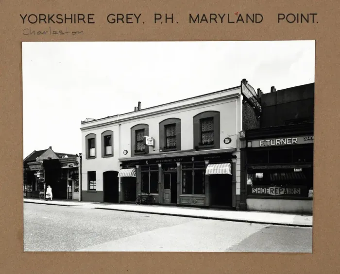 Framed Print : Photograph of Yorkshire Grey PH, Maryland Point, London Framed Print : Photograph of Yorkshire Grey PH, Maryland Point, London