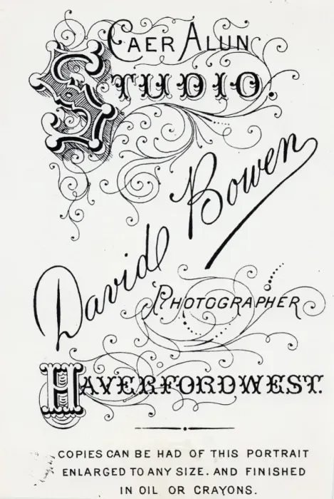 Framed Print : Photographers advertisement, Haverfordwest, South Wales Framed Print : Photographers advertisement, Haverfordwest, South Wales