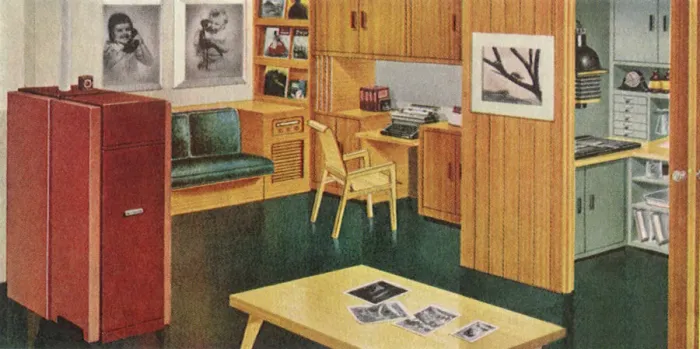 Framed Print : Photographers Office Date: 1948 Framed Print : Photographers Office Date: 1948