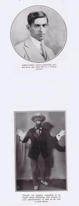 Framed Print : Two photographs of Eddie Cantor, 1927 Framed Print : Two photographs of Eddie Cantor, 1927