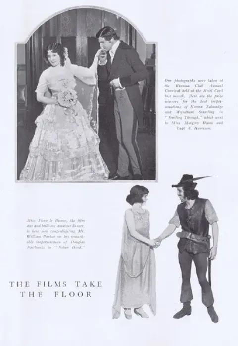 Framed Print : Two photographs from the Kinema Club Annual Carnival Framed Print : Two photographs from the Kinema Club Annual Carnival