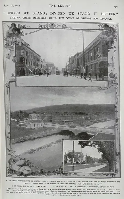 Framed Print : Photographs of street scenes in Reno, United States Framed Print : Photographs of street scenes in Reno, United States