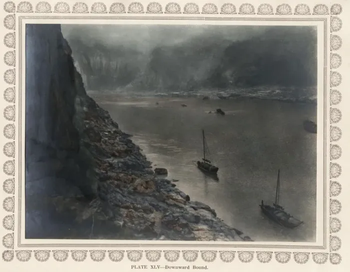 Framed Print : Photogravure, Donald Mennie, The Grandeur of the Gorges Framed Print : Photogravure, Donald Mennie, The Grandeur of the Gorges