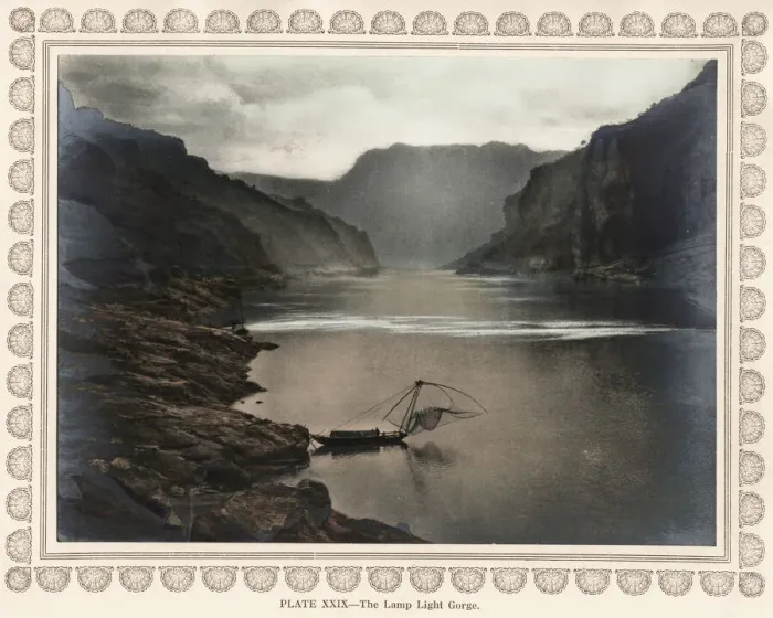 Framed Print : Photogravure, Donald Mennie, The Grandeur of the Gorges Framed Print : Photogravure, Donald Mennie, The Grandeur of the Gorges